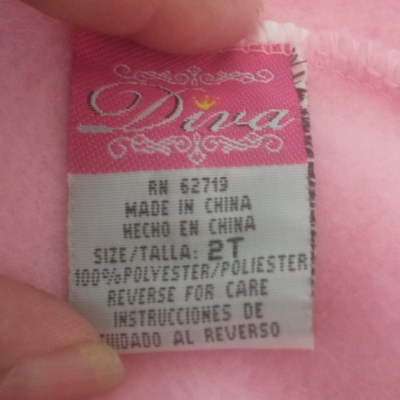 New DIVA Princess Hoodie & Pants Size 2T - Picture 6 of 8